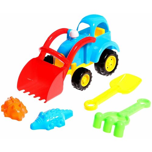 Песочный набор Трактор , 5 предметов, цвета микс песочный набор трактор 5 предметов цвета микс