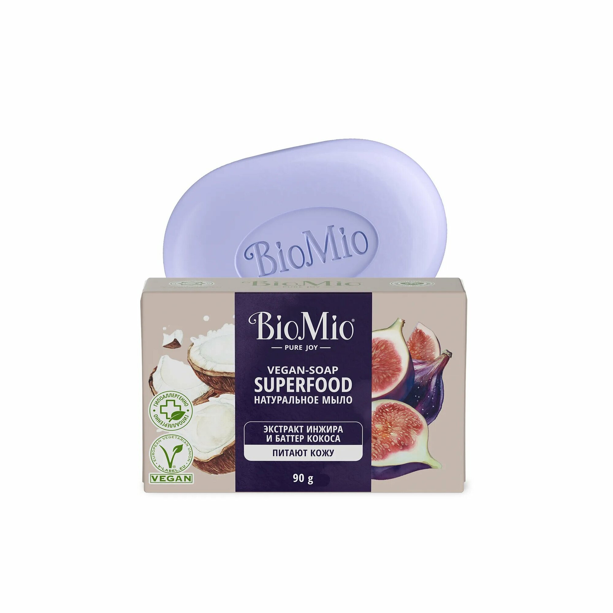 Мыло BioMio Bio-Soap Инжир и кокос 90г