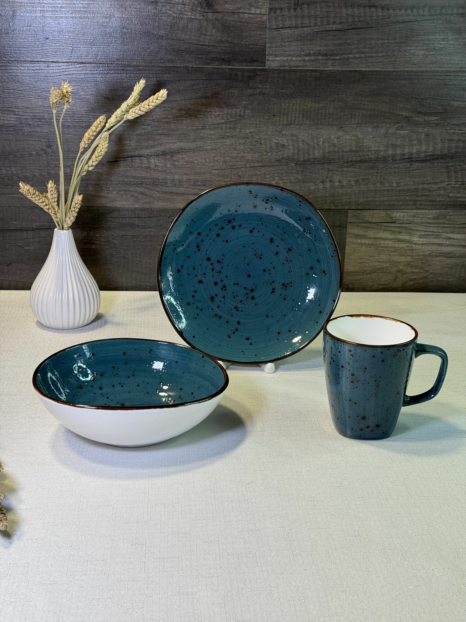 фото Сервиз для завтрака Samold "Хорека" на 1 персону, набор посуды столовой 3 предмета