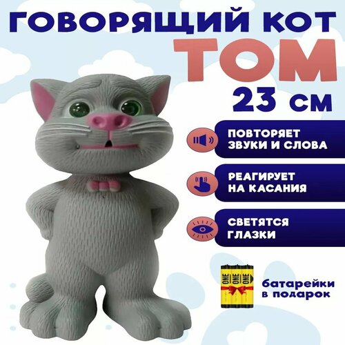 Говорящая игрушка повторюшка Кот Том