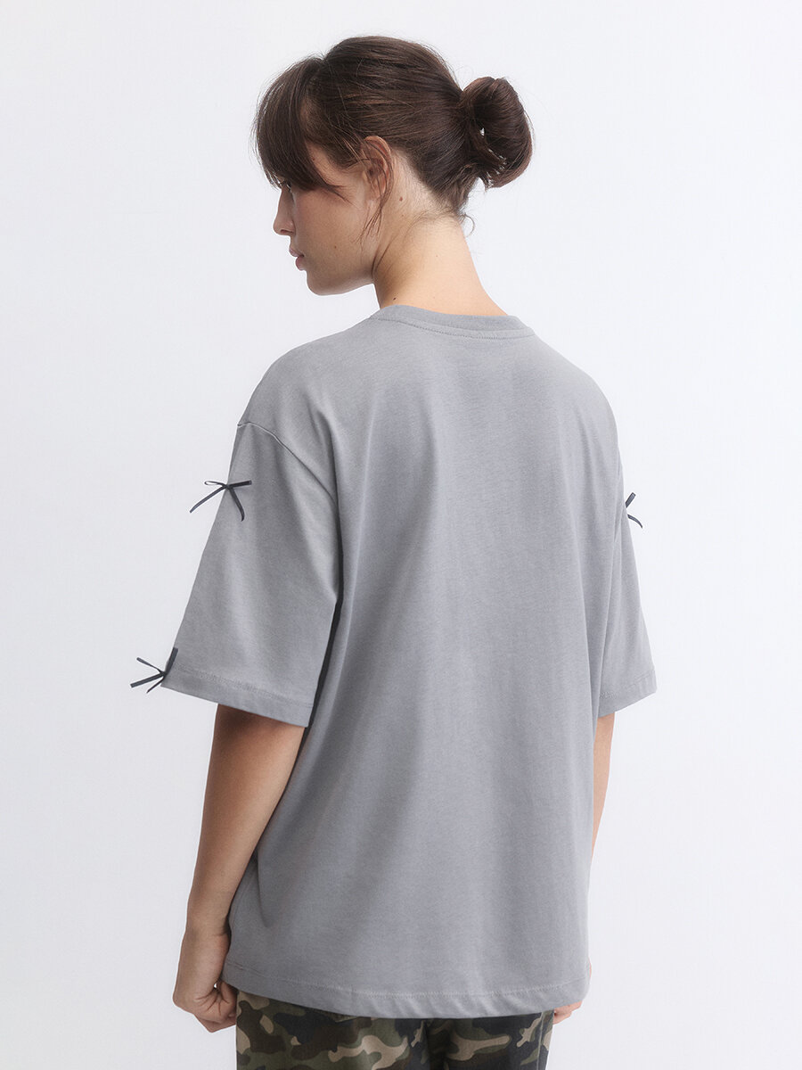 Футболка Befree Young, размер L/XL, серый — фото 1