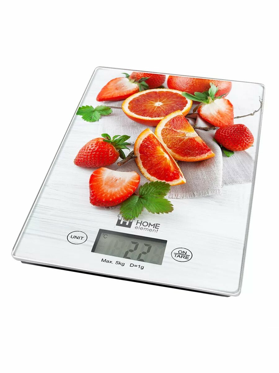 Весы кухонные HOME ELEMENT HE-SC932 фруктовый микс