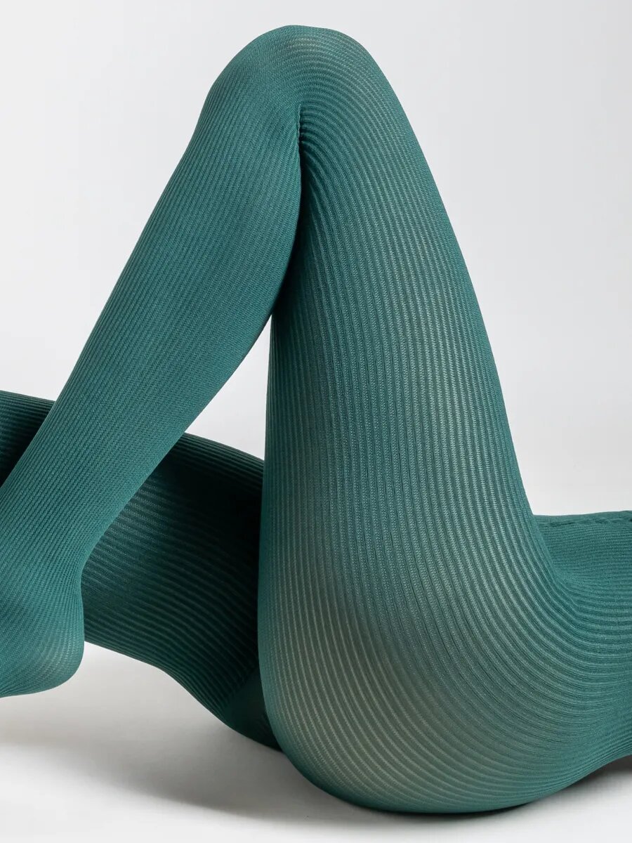 Колготки TEATRO, размер 5, зеленый — фото 1