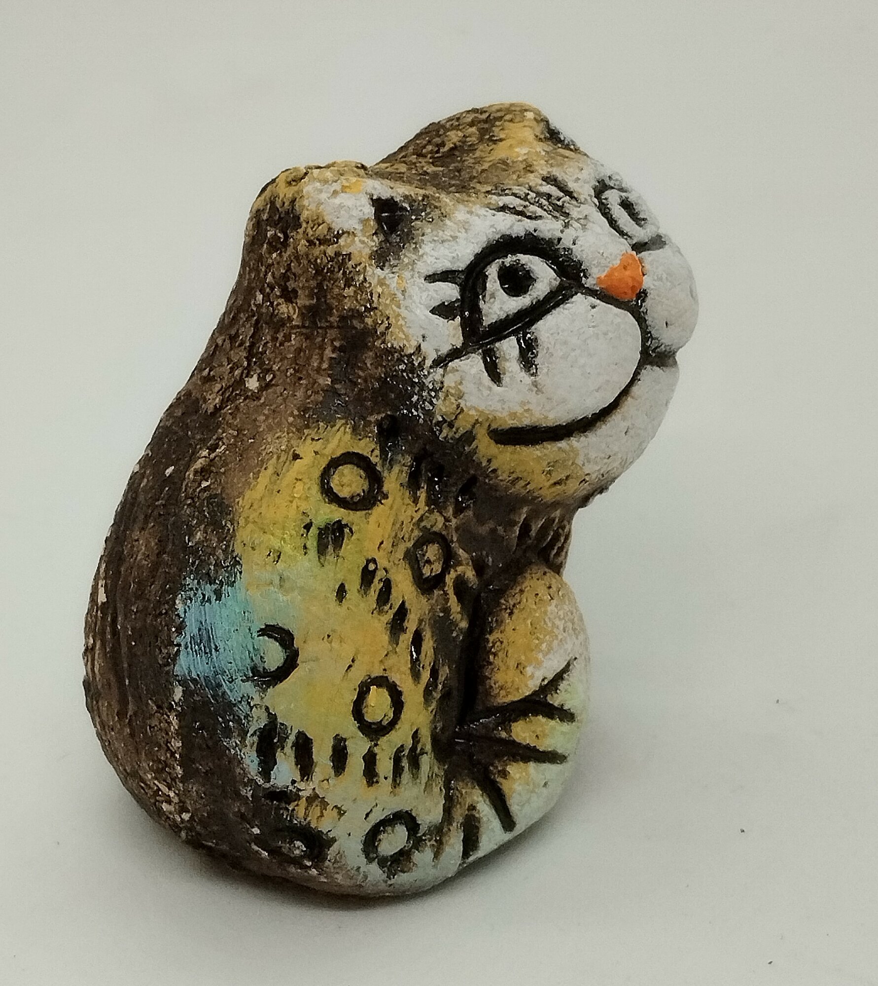 Котик из шамотной глины "МАЛЮТКА-1" — фото 1