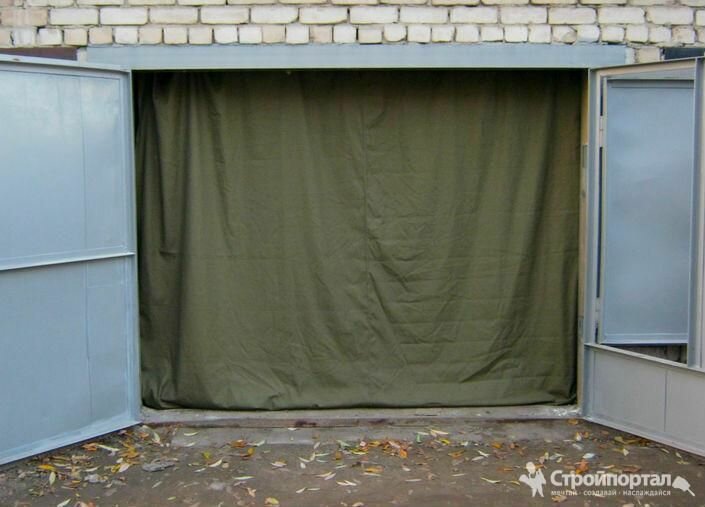 Тент-полог брезентовый, огнеупорный, плотность 400 гр/м2, с люверсами по всему периметру, размер 4х7 — фото 1