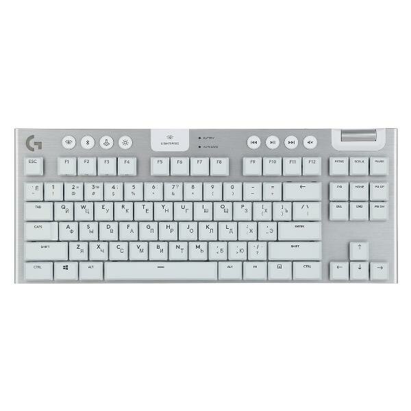 Игровая клавиатура Logitech G913 TKL Tactile White (русская раскладка)