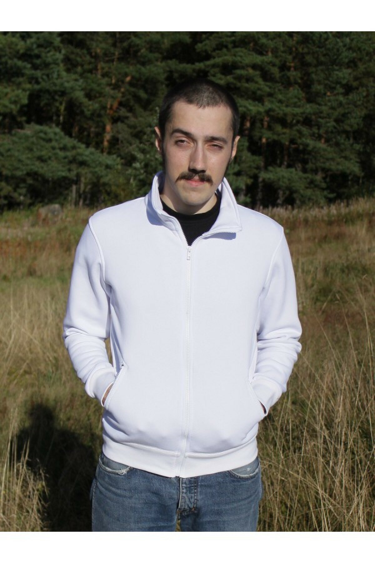 Толстовка спортивная Магазин Толстовок, размер XS-44-Unisex-(Мужской), , белый