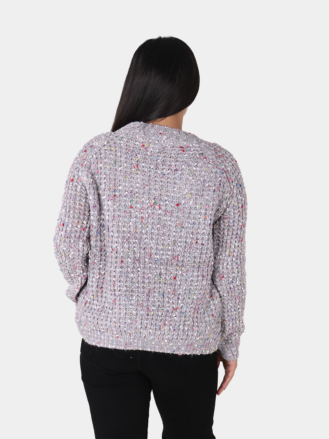 Джемпер , размер One Size, серебряный — фото 1