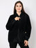 Женское пальто из ангоры, Розовый, One Size