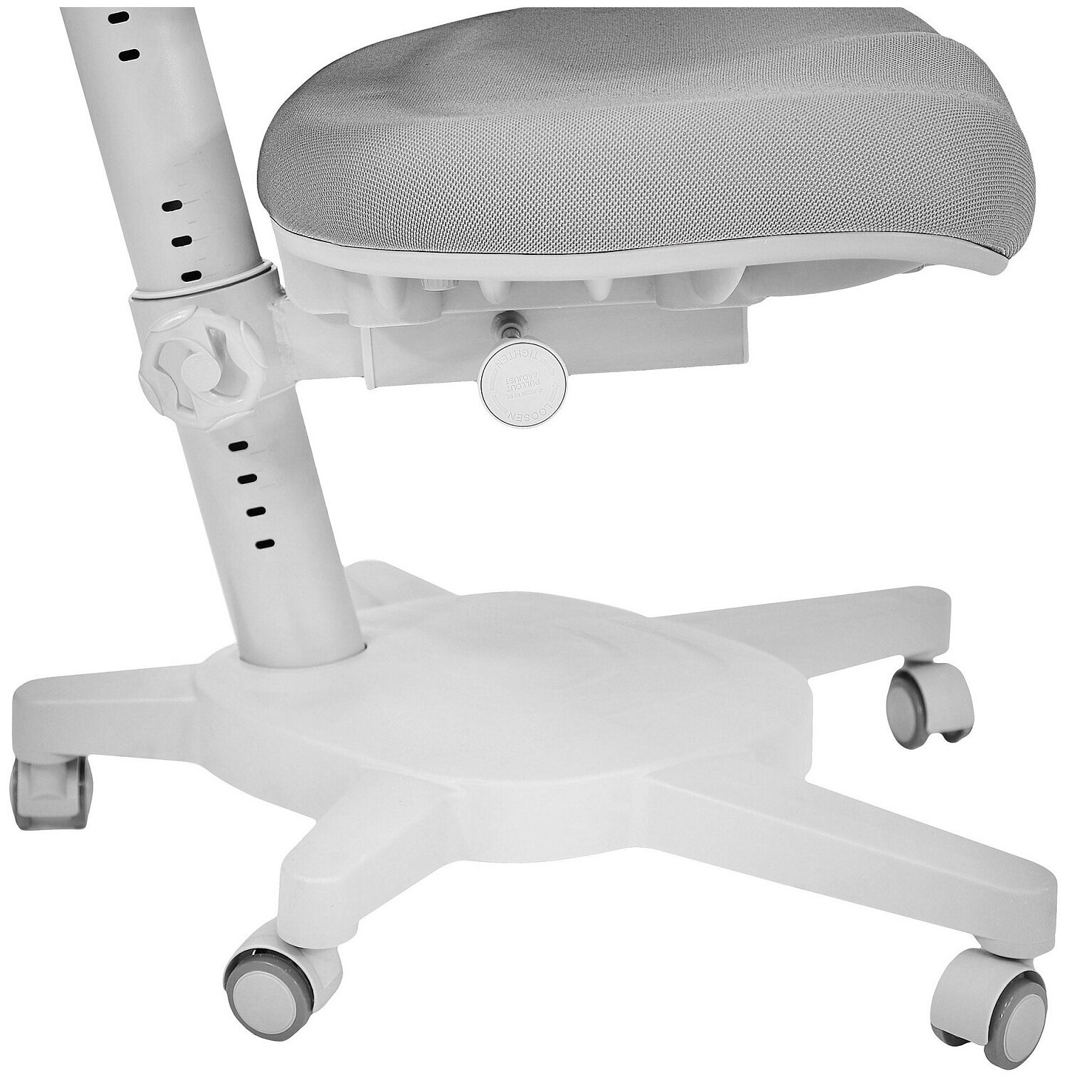 Комплект Anatomica Smart-30 парта + кресло + органайзер белый/серый с серым креслом Armata - фотография № 9