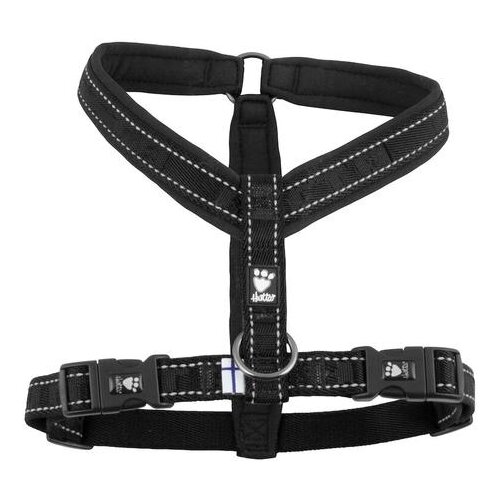 Шлейка Hurtta Casual Y-Harness 100 см, обхват шеи 43-70 см, черный