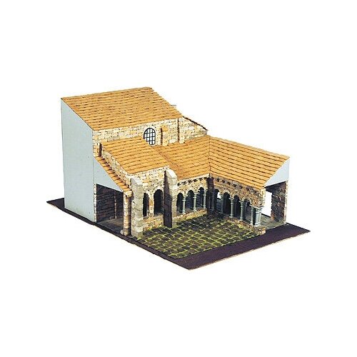 фото Сборная модель из керамики domus kits (испания), церковь святого юлиана xii в, масштаб 1:50, dms40095