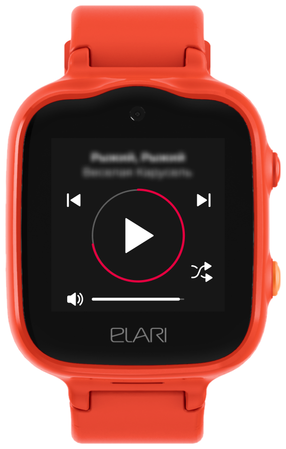 Детские умные часы ELARI KidPhone 4G Bubble, красный - фотография № 3