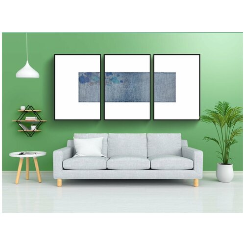 фото Набор модулных постеров для интерьера "задний план, джинсы, баннер" 60x90 см. в тубусе, без рамки lotsprints