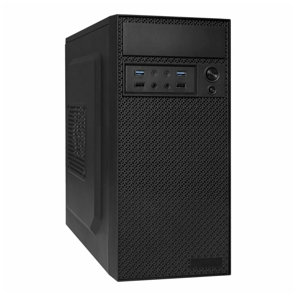 Корпус Minitower ExeGate BAA-109U2 (mATX, без БП, 2хUSB+2хUSB3.0, аудио, черный) (EX291271RUS)