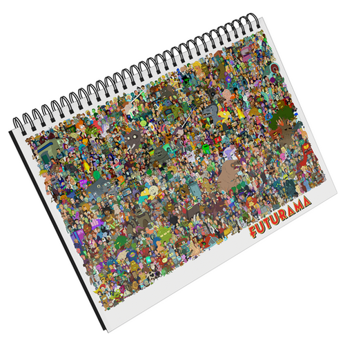 Купить Блокнот/Скетчбук/Альбом для рисования CувенирShop Futurama/Футурама A4 48 листов, СувенирShop