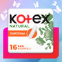 Kotex тампоны Natural Normal, 3 капли