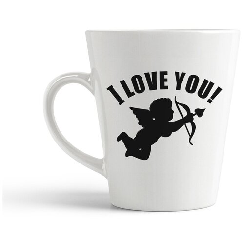 фото Кружка-латте coolpodarok "i love you! купидон"
