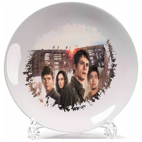 фото Тарелка coolpodarok бегущий в лабиринте персонажи