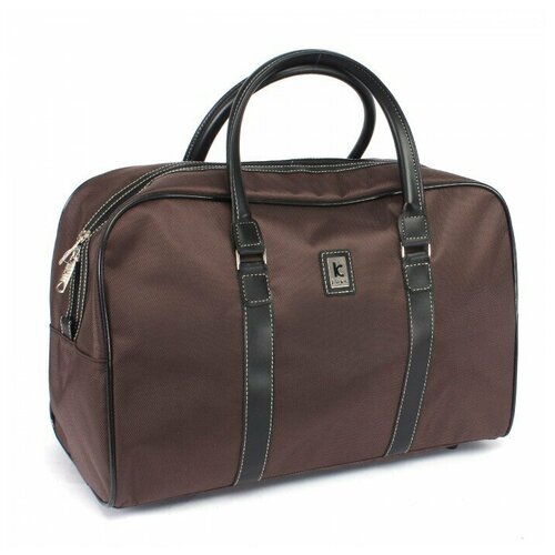 Саквояж Картекс-0013м vip (отделка иск/кожа), жесткое дно, 1отд, 1внут карм, шоколад 238006