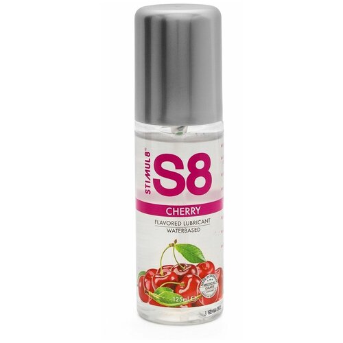 Купить Смазка на водной основе S8 Flavored Lube со вкусом вишни - 125 мл., stimul8