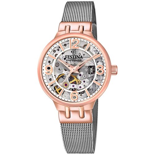 фото Наручные часы festina automatic, серебряный