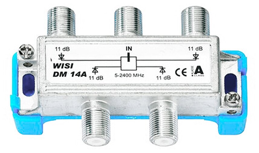 Wisi Делитель спутниковый WISI DM14A, на 4