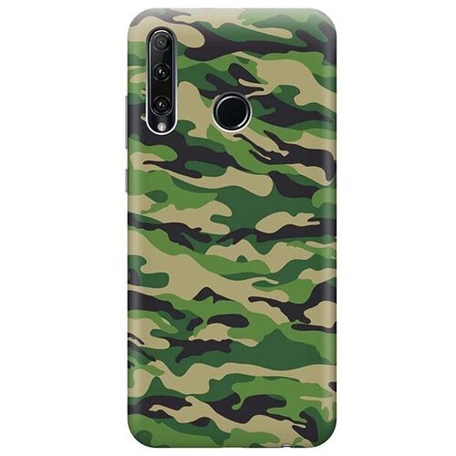 фото Ультратонкий силиконовый чехол-накладка для honor 10i / 20e с принтом "месяц над розовыми горами" gosso