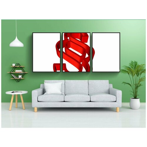 фото Набор модулных постеров для интерьера "параграф, книга, закон" 60x90 см. в тубусе, без рамки lotsprints