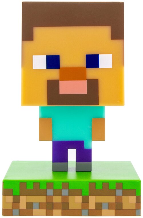 Светильник Minecraft: Steve Icons