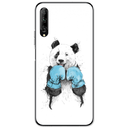 фото Силиконовый чехол панда боксер на huawei y9s case place