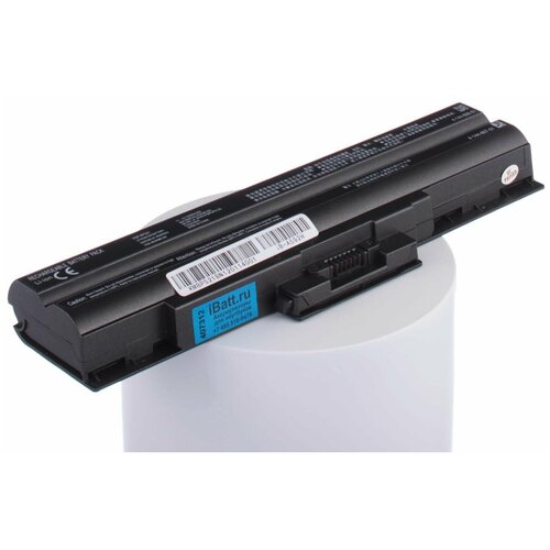 Аккумуляторная батарея iBatt iB-U3-A592H 5200mAh для Sony VAIO VGN-NS31ER, VAIO VGN-SR51RF, VAIO VGN-AW21ZR, VAIO VGN-NS31MR, VAIO VPC-YA1V9R, VAIO VGN-CS31SR, VAIO VGN-NW11ZR, VAIO VGN-AW4ZRF, VAIO VGN-AW4MRF, VAIO VGN-FW5ZRF, VAIO VGN-NS21SR аккумулятор vgp bps36 для sony vaio duo 13 svd132