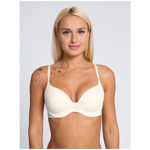 Бюстгальтер с несъемными бретелями Lunarable серый размер 90D 949₽