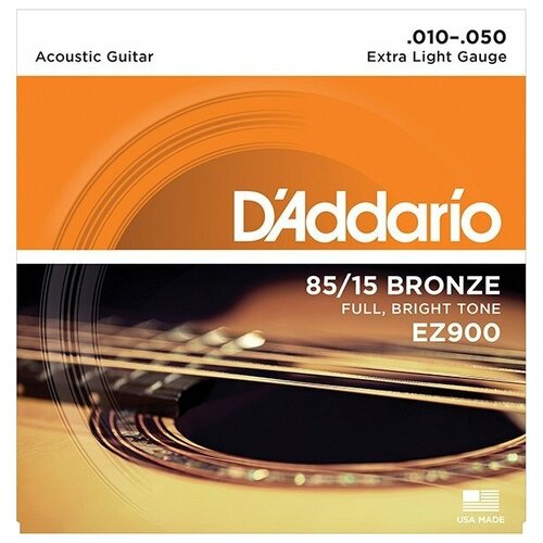 струны для акустической гитары sit strings rl1048 royal bronze extra light 10 48 Струны D'ADDARIO EZ900 для акустической гитары