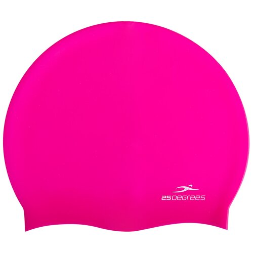 фото Шапочка для плавания nuance pink, силикон, детская 25degrees