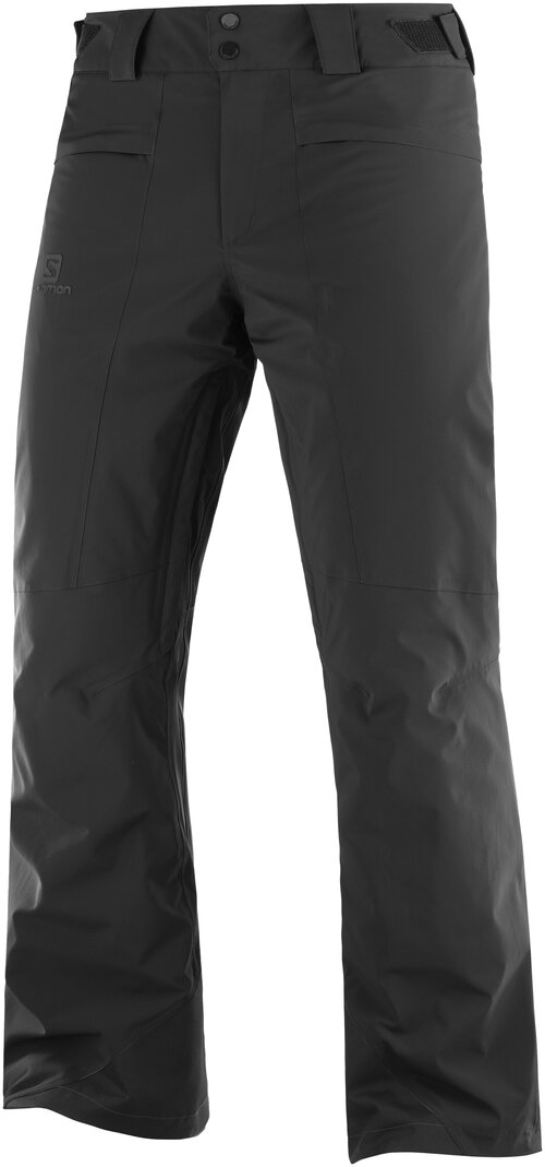 Брюки Salomon Brilliant Pant M, карманы, мембрана, утепленные, водонепроницаемые, размер M, черный