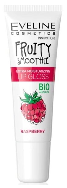 Eveline Cosmetics Блеск для губ Fruity Smoothie, raspberry
