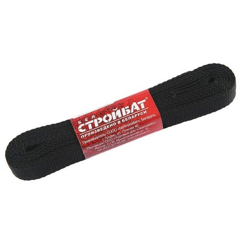 фото Ремень полипр. 20 мм, 5 м, цвет черный qwen