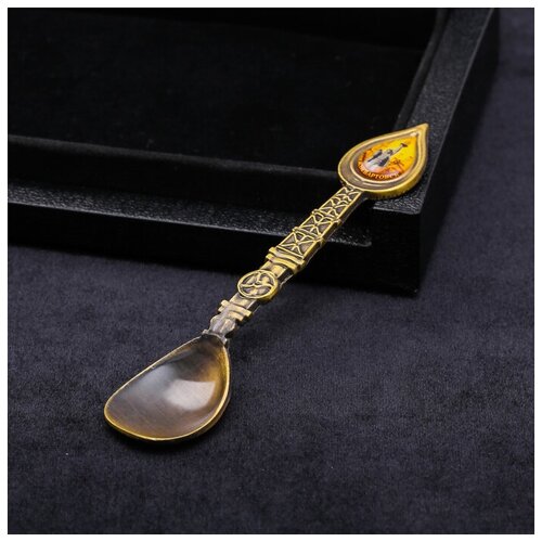 фото Ложка «нижневартовск - алёша» (капля нефти), 11 х 2,5 см 4064143 сима-ленд