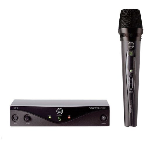 AKG Perception Wireless 45 Vocal Set радиосистема с ручным вокальным передатчиком WMS45 радиосистема akg wms40 mini vocal set band us45b