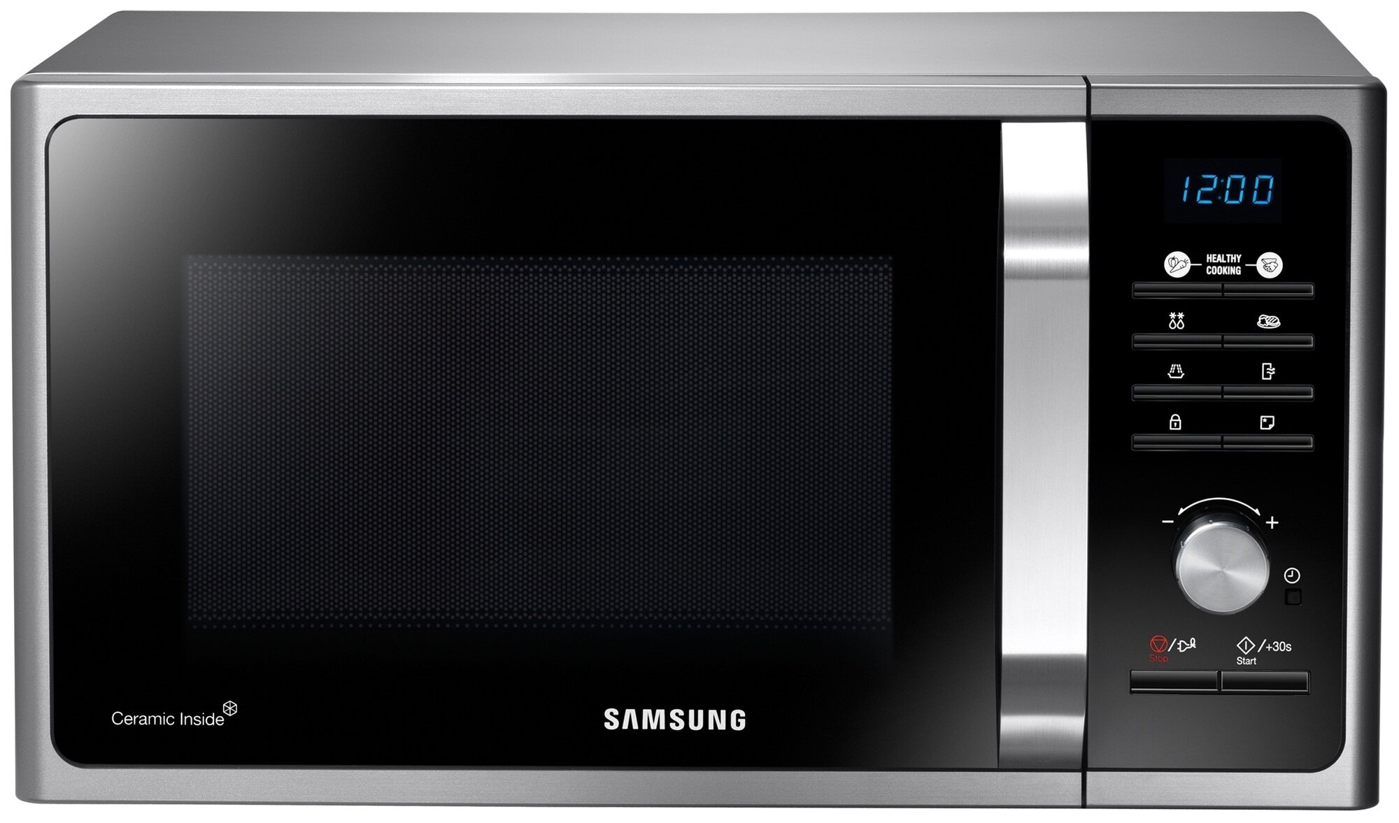 Samsung MS23F302TQS/BW Микроволновая печь, 23 л, 1100 Вт, серебристый