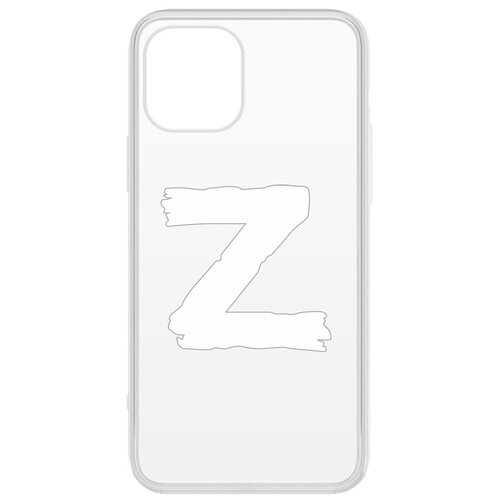 Чехол-накладка Krutoff Clear Case Z для iPhone 12 Pro Max чехол накладка krutoff clear case z для iphone 12 pro max