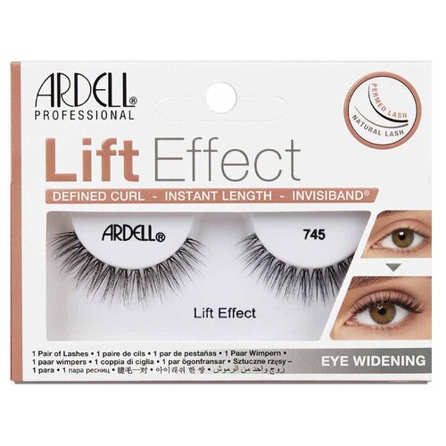 Ресницы накладные №745 Ardell Lift Effect (Цв: Black) накладные ресницы ardell lift effect 745