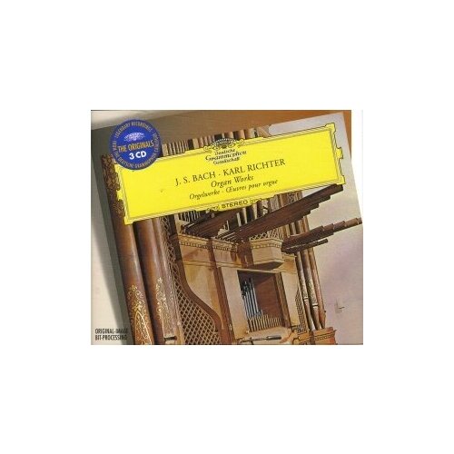 Компакт-диски, Deutsche Grammophon, RICHTER, KARL - Bach: Organ Works (3CD)