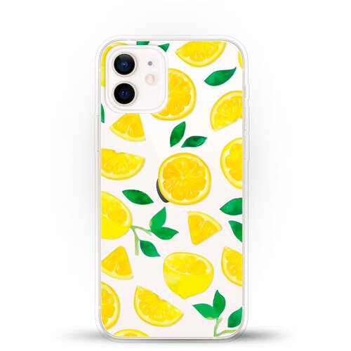 фото Силиконовый чехол лимон на apple iphone 12 mini andy & paul
