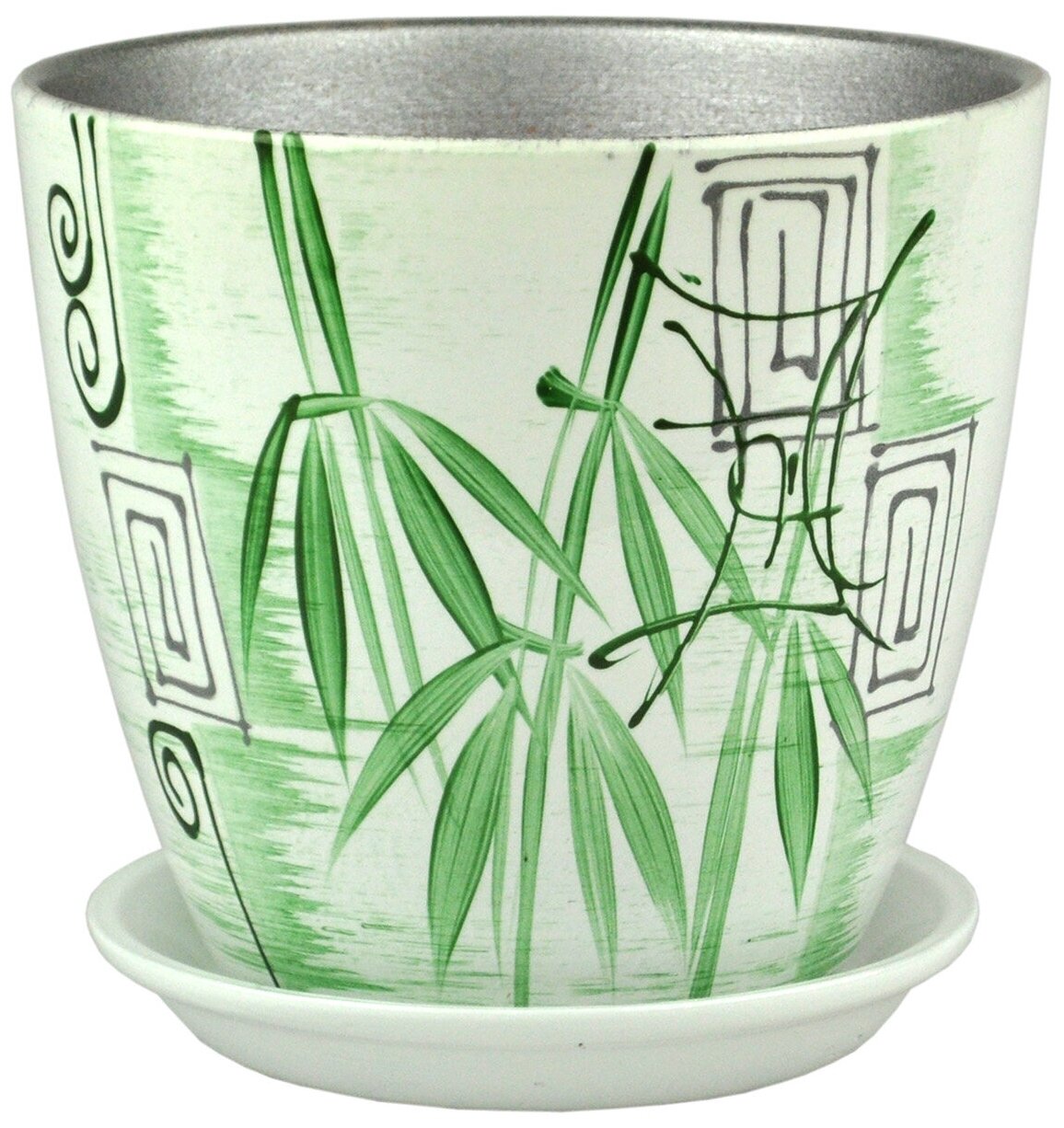 фото Цветочный горшок бутон бамбук 12см (РС 01/1)