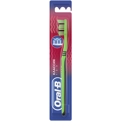 Зубная щетка Oral-B 3-Effect Классик Средней жесткости, 1 шт., Зубные щетки  - купить со скидкой