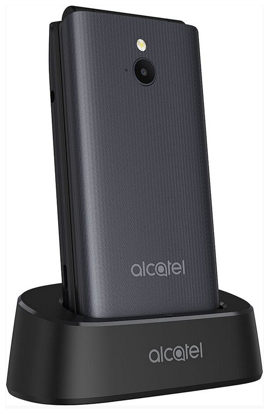 Мобильный телефон Alcatel 3082X 64Mb темно-серый раскладной 4G 1Sim 2.4" 240x320 0.3Mpix GSM900/1800 FM microSD max32Gb