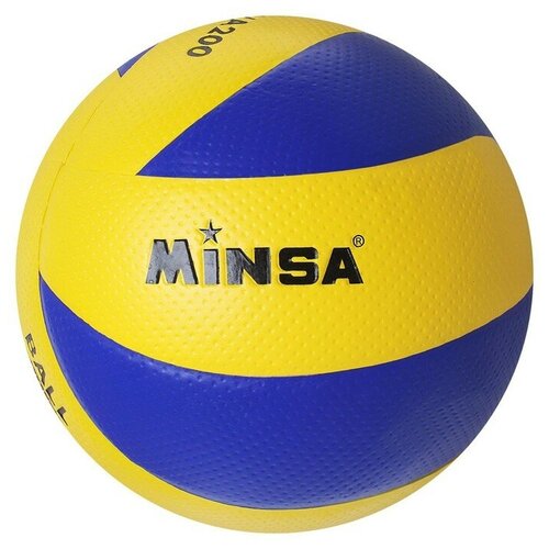 фото Minsa мяч волейбольный minsa, pu, клееный, 18 панелей, размер 5, 280 г
