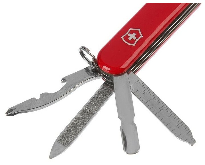Нож перочинный Victorinox MiniChamp (0.6385) 58мм 17функций красный - фото №13